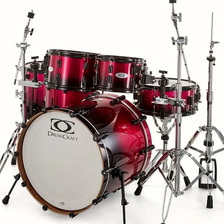 Drumcraft Series 6 2Up 2Down Purple Spkl 516485