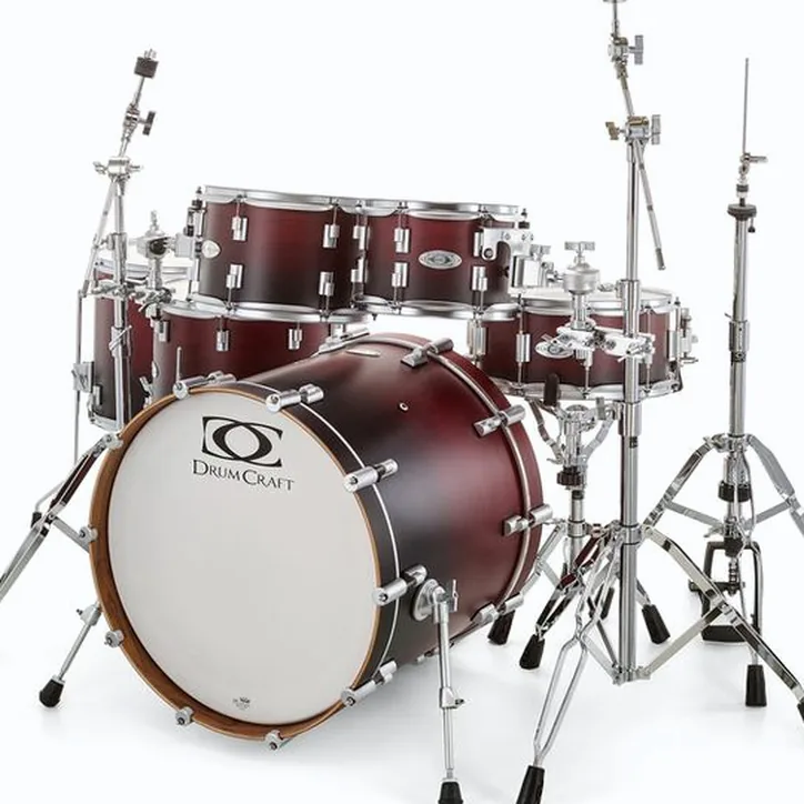 Drumcraft Series 6 2Up 2Down Red Fade
