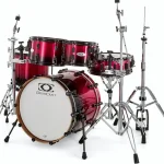 DrumCraft Series 6 Studio Purple Sparkle Avis : Regard de près sur les coquilles et les cerclages