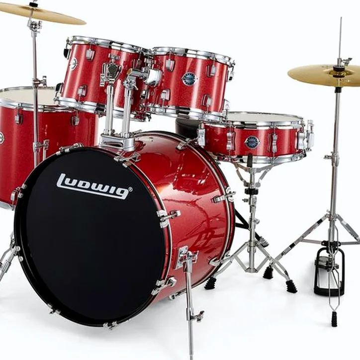 Ludwig Accent Drive 5Pc Red