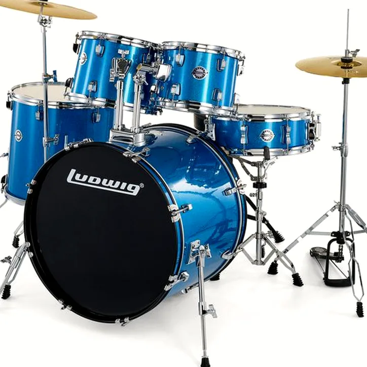 Ludwig Accent Fuse 5Pc Blue