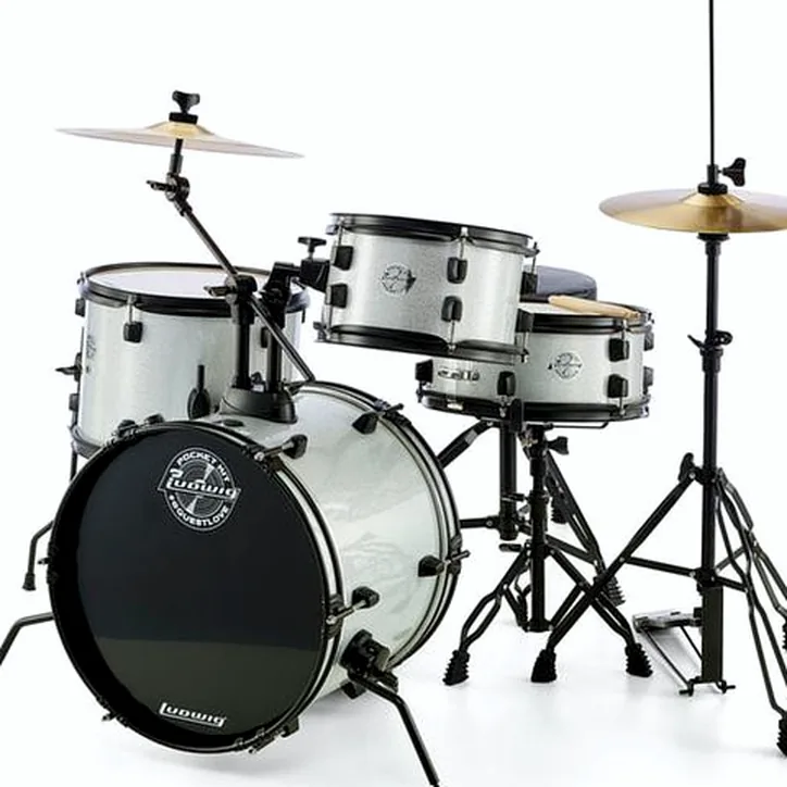 Ludwig Pocket Kit Silver Sparkle