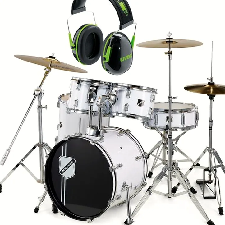 Millenium Focus 18 Drum Bundle White