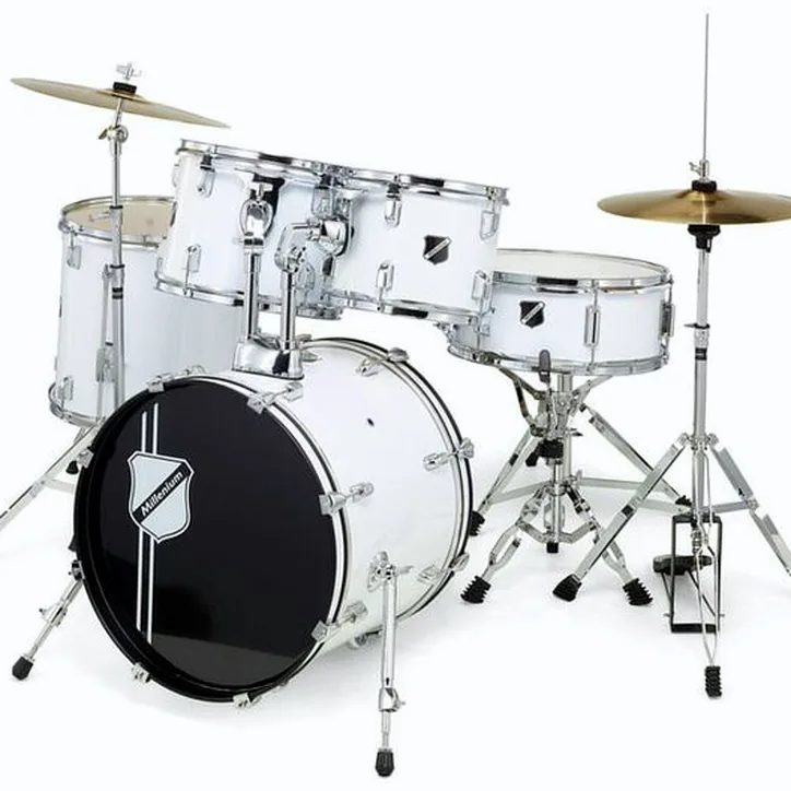 Millenium Focus 18 Drum Set White