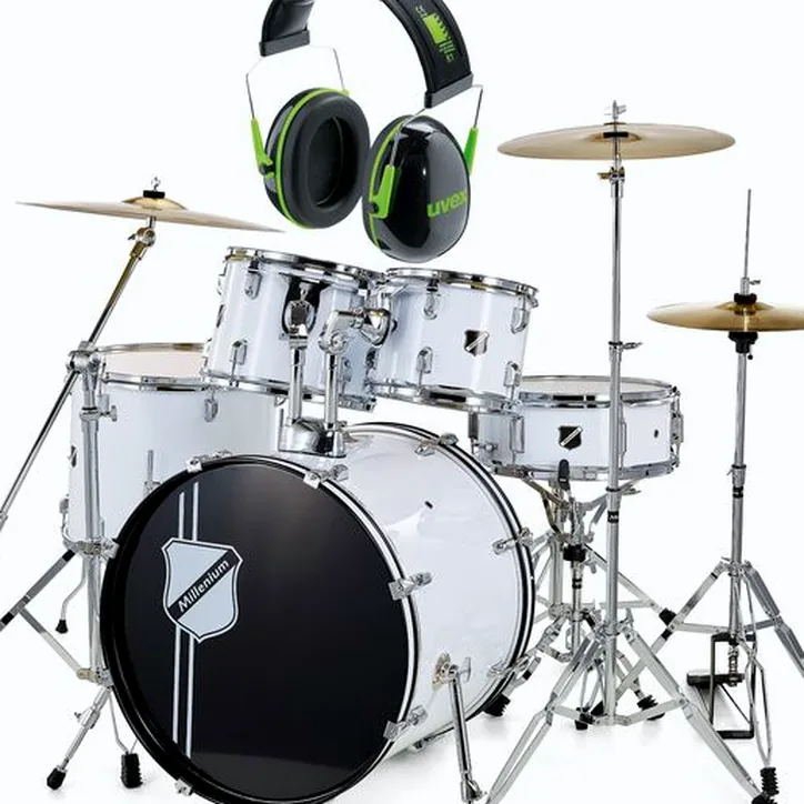 Millenium Focus 20 Drum Bundle White