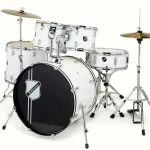 Millenium Focus 20 Drum Set White Avis : Sous le microscope : chanfreins et attaque