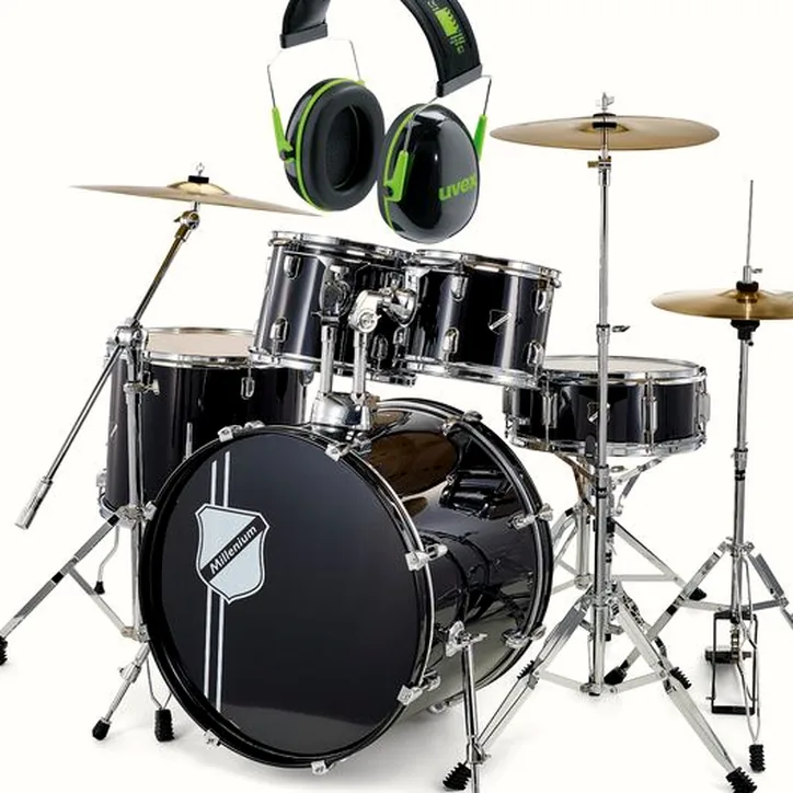 Millenium Focus 22 Drum Bundle Black