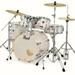 Pearl Export 20″ Studio S.White Avis : Test de qualité sonore et précision de l’attaque