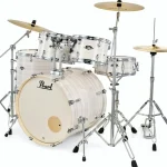 Pearl Export 22″ Rock S.White Avis : Analyse complète de la réponse acoustique des fûts