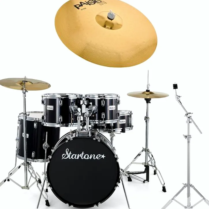 Startone Star Drum Set Studio Bundle Bk